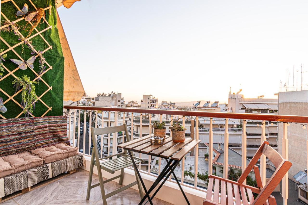 Vintage Apartment In Athens-Zografou Atenas Exterior foto